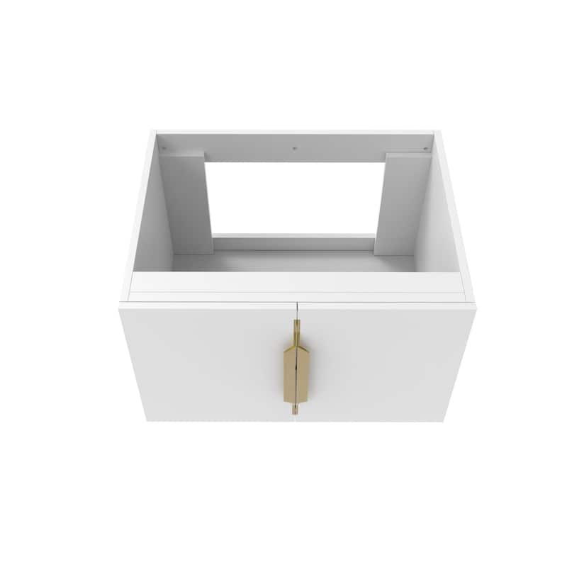 Alpine 24" Wall Mounted Bathroom Vanity (Base Only)