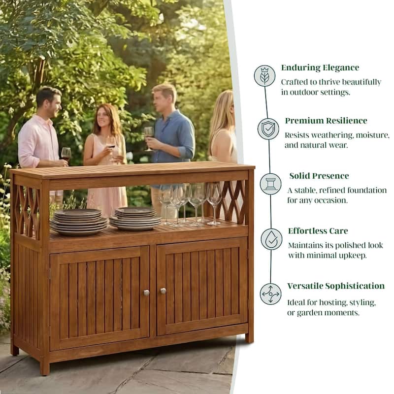 DTY Outdoor Living Longs Peak Eucalyptus Sideboard