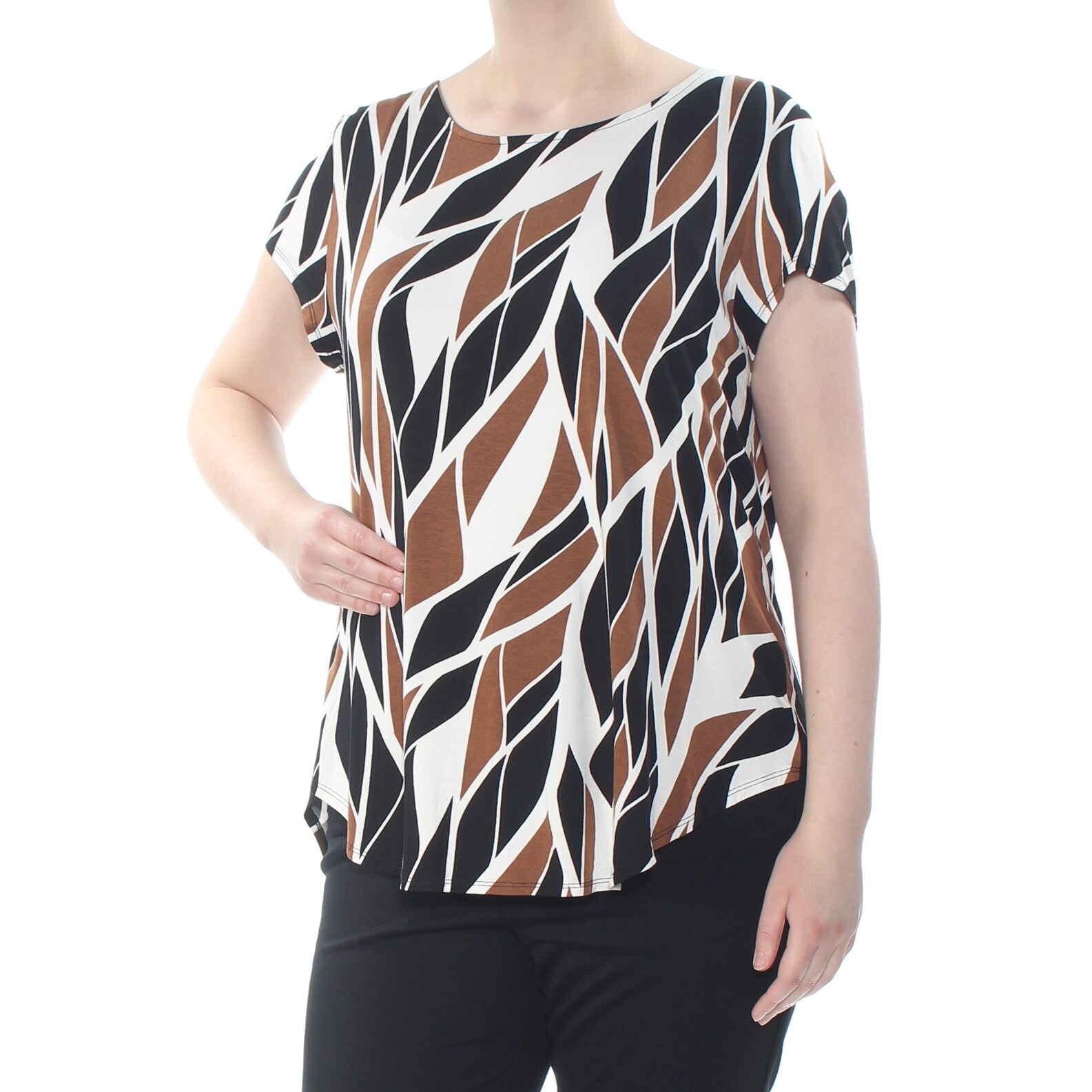 plus size short sleeve blouses for work