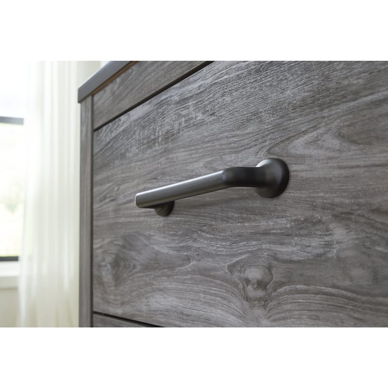 Signature Design by Ashley Bronyan Dark Gray Dresser and Mirror