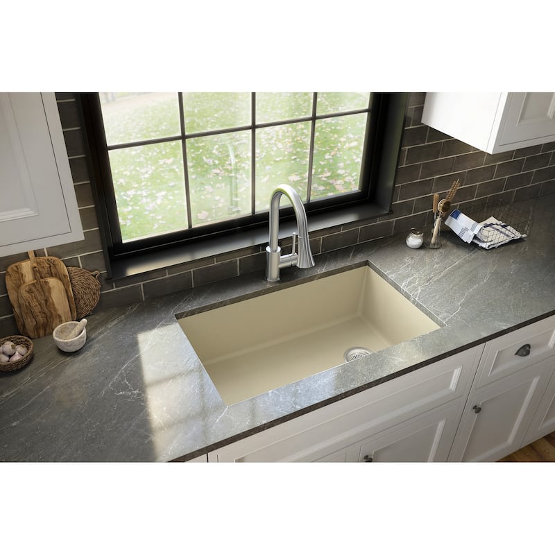 Karran Undermount Quartz Single-bowl Kitchen Sink