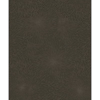Zion Brown Starburst Wallpaper - 21in x 396in x 0.025in