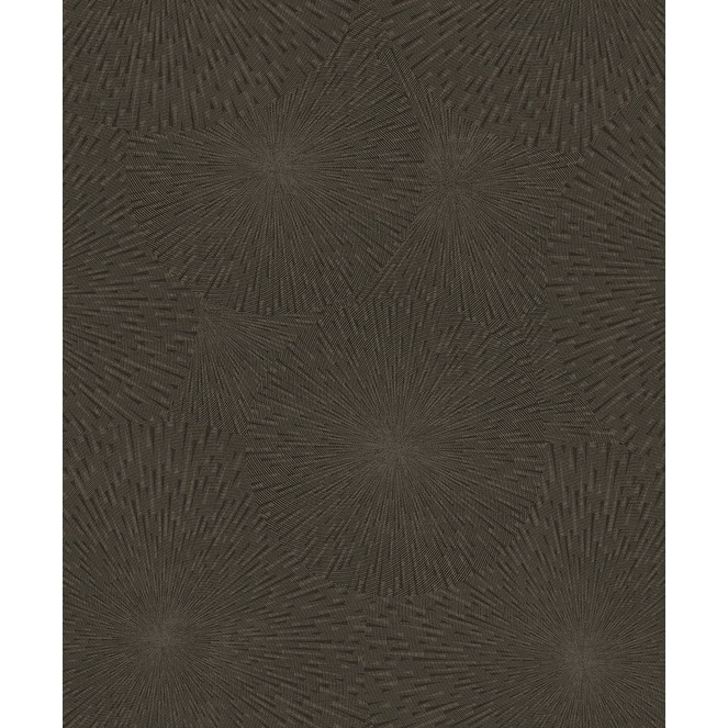 Brewster Zion Brown Starburst Wallpaper - 21in x 396in x 0.025in