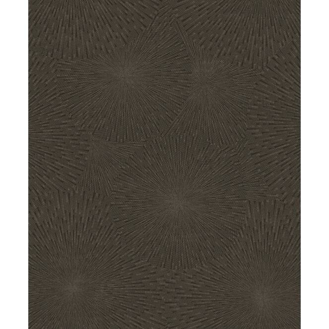Brewster Zion Brown Starburst Wallpaper - 21in x 396in x 0.025in