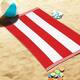 Miranda Haus Winslow Oversized Cabana Stripe 2 Piece Beach Towel