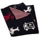 preview thumbnail 2 of 0, SAFAVIEH Gwendolyn Baby Throw - Navy / Red - 32" x 40" - 32" x 40" - 32Wx40D