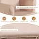 preview thumbnail 11 of 30, Gymax Glider and Ottoman Cushion Set Wooden Baby Nursery Rocking Chair - See Details