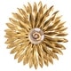 preview thumbnail 1 of 3, Crystorama Lighting Group 500W Broche 11" Tall Wall Sconce Antique Gold