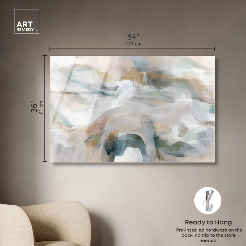 Whispering Colors IV Acrylic by Art Remedy, Ready to Hang