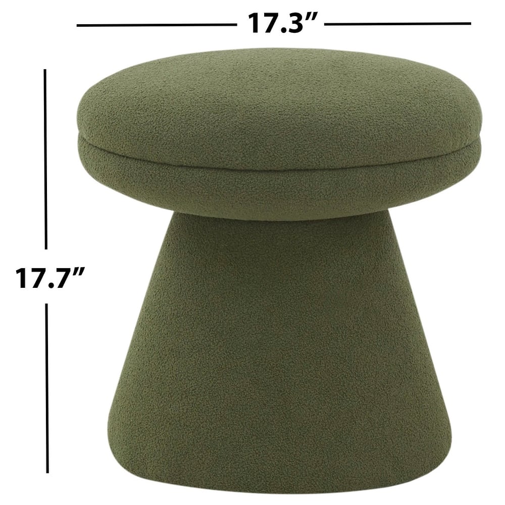 SAFAVIEH Couture Gwenyth Ottoman (Fully Assembled)