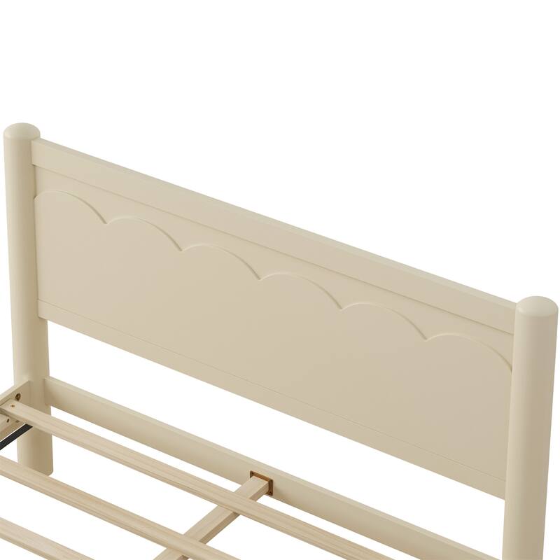 Queen Size Wood Bed Frame,Wood Platform Bed