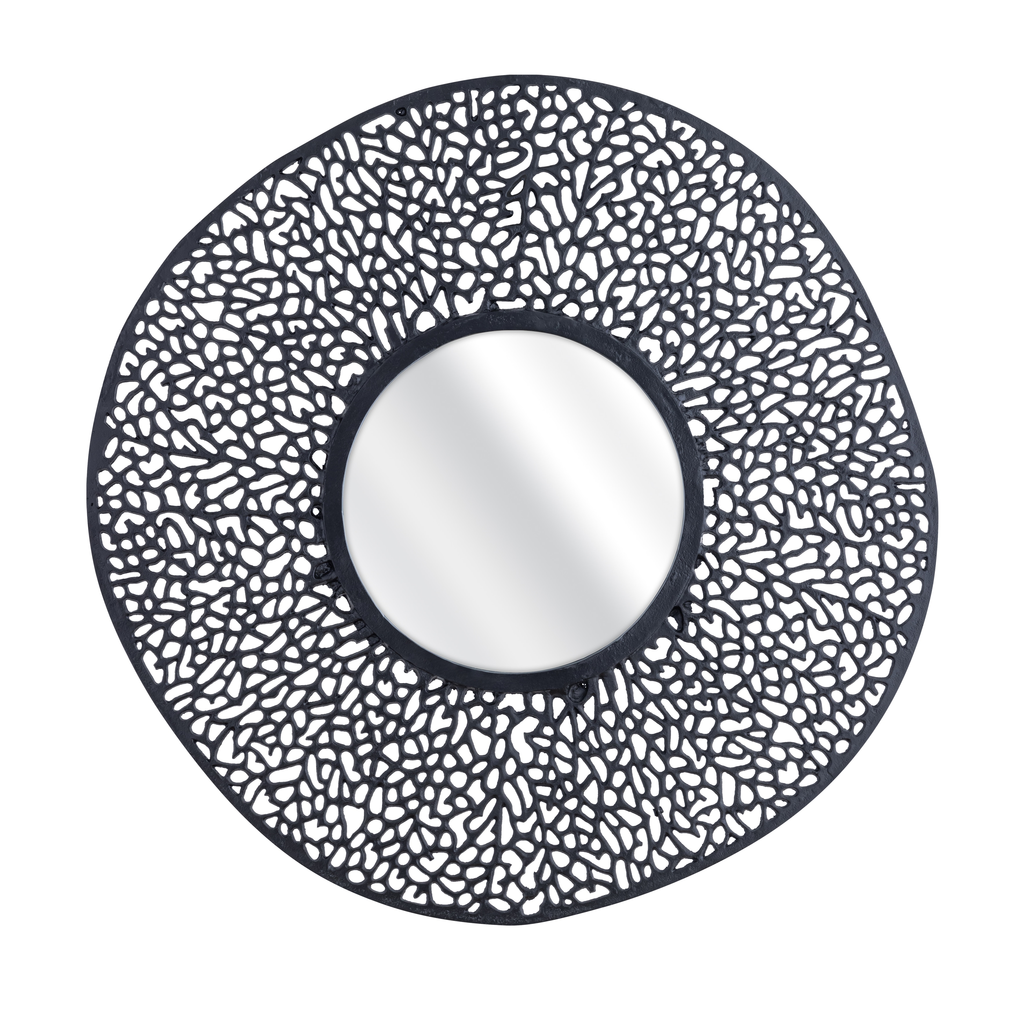 Atlas Azoni Cast Metal Wall Mirror - 45 inch High