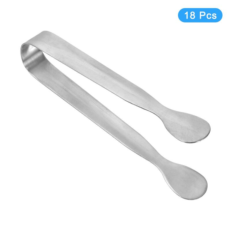 Serving Tongs, 4.3 Inch 304 Stainless Steel Ice Tongs for Sugar