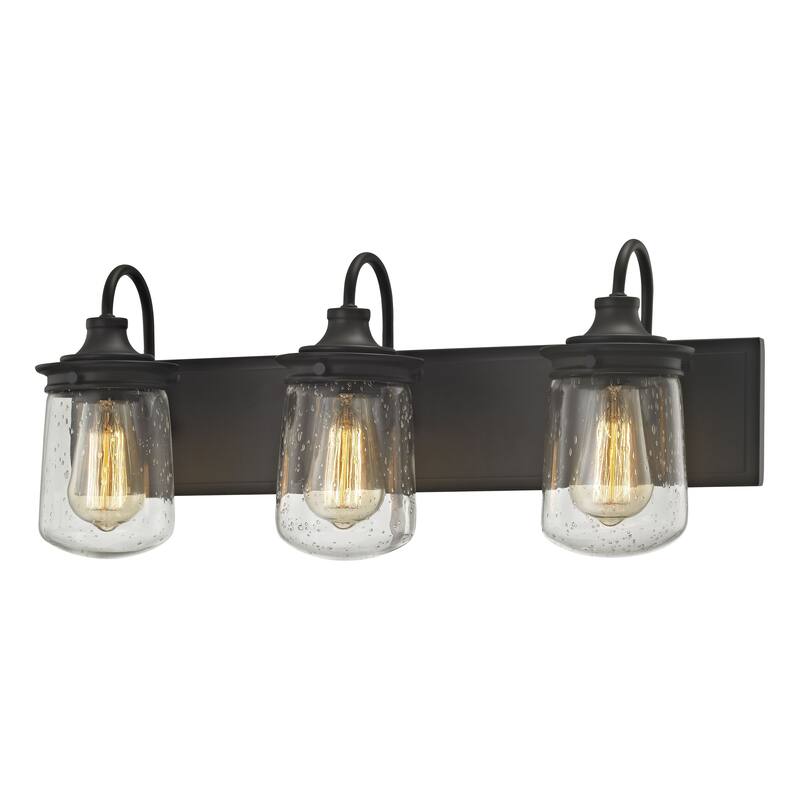 Hamel 10-inch High Vanity Light in Oil Rubbed Bronze - 3-light