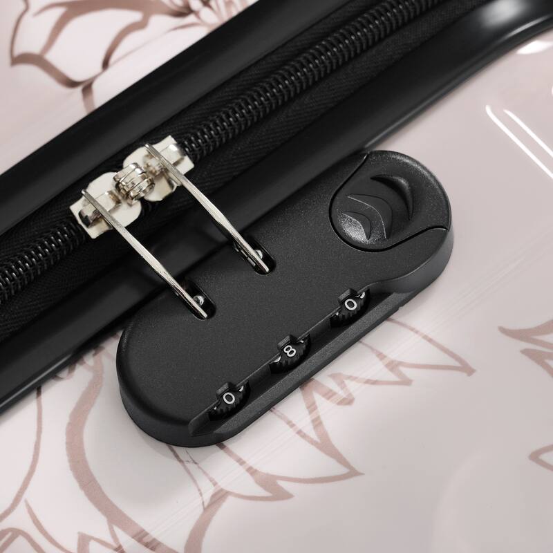 Luggage Sets New Model PC 5pcs, Hardside Lightweight Durable 20IN 24IN 28IN Suitcases with 8" 14" Cases with Lock Spinner Wheels