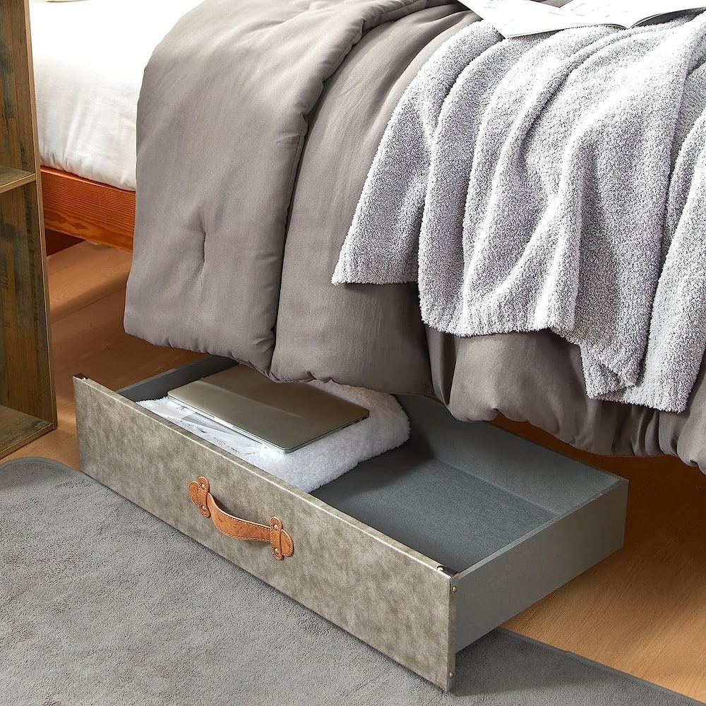Texture® Brand - Rolling Under Bed Storage Drawer by DormCo