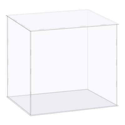 Display Case Box Acrylic Box Transparent Showcase 41x26x36cm for Collectibles