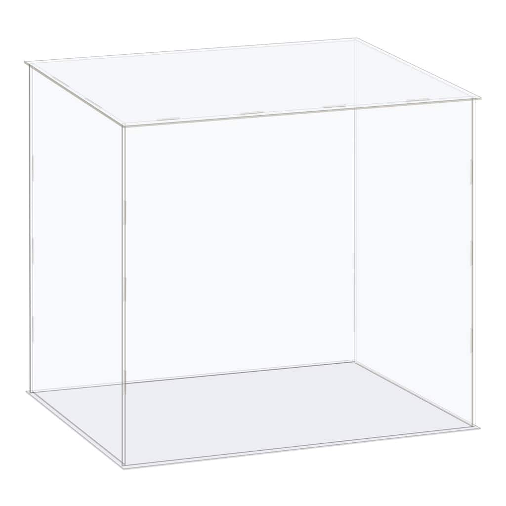 Display Case Box Acrylic Box Transparent Showcase 41x26x36cm for Collectibles