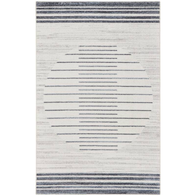 HomeRoots Geometric Modern Rectangle Area Rug