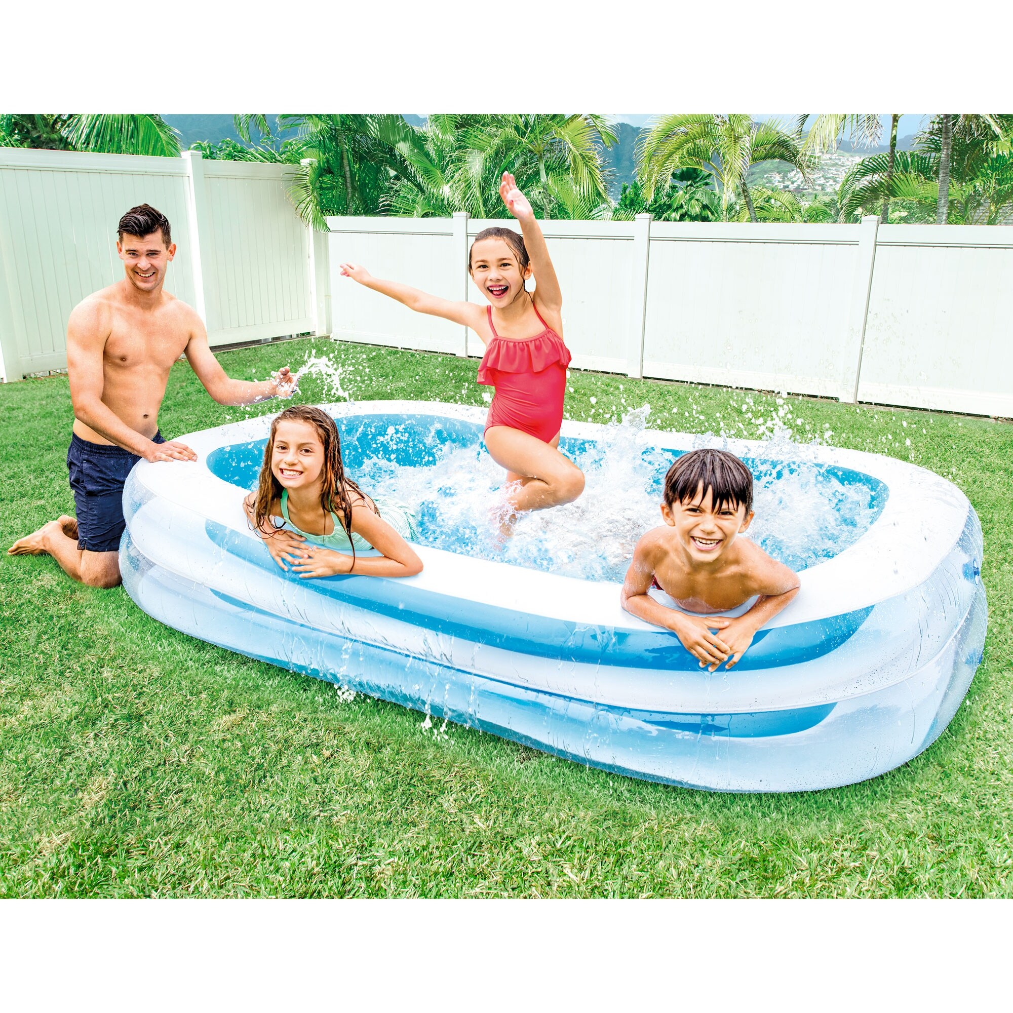 Intex Inflatable x Swim Center Family Pool for 2-3 Kids