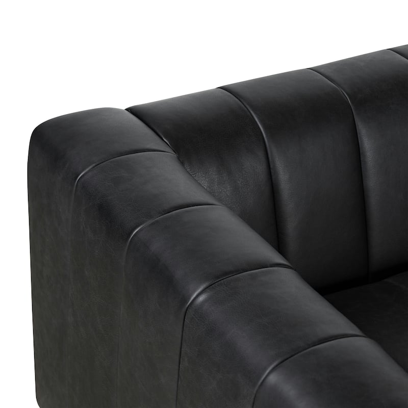 Poly & Bark Canale Sofa - Full Grain Genuine Italian Leather