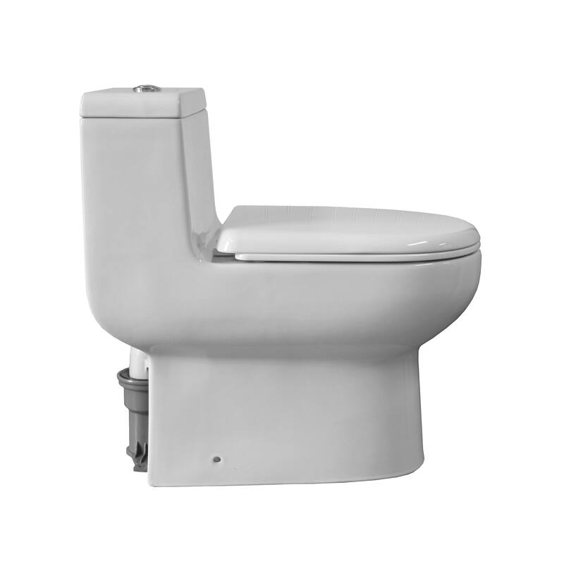 Whitehaus Collection Dual-Flush Eco-Friendly One Piece Toilet