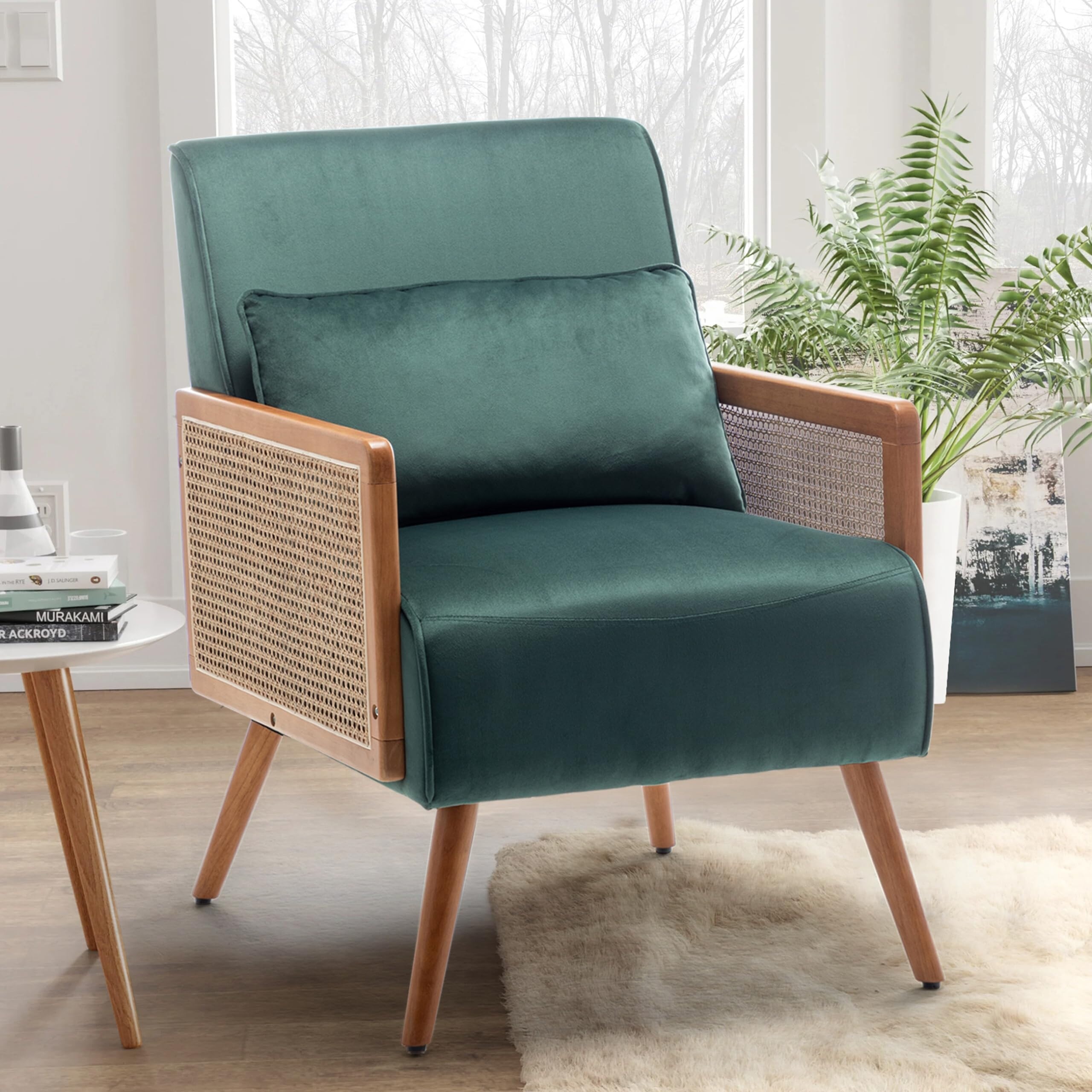 Green best sale side chairs