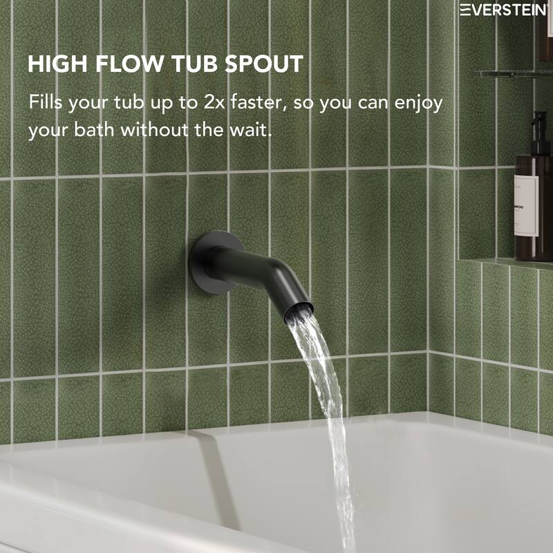 3-Function Thermostatic Shower Faucet With Pressure Balance