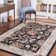 SAFAVIEH Handmade Chelsea Ashlyn French Country Floral Wool Rug - 10' x 14' - Black
