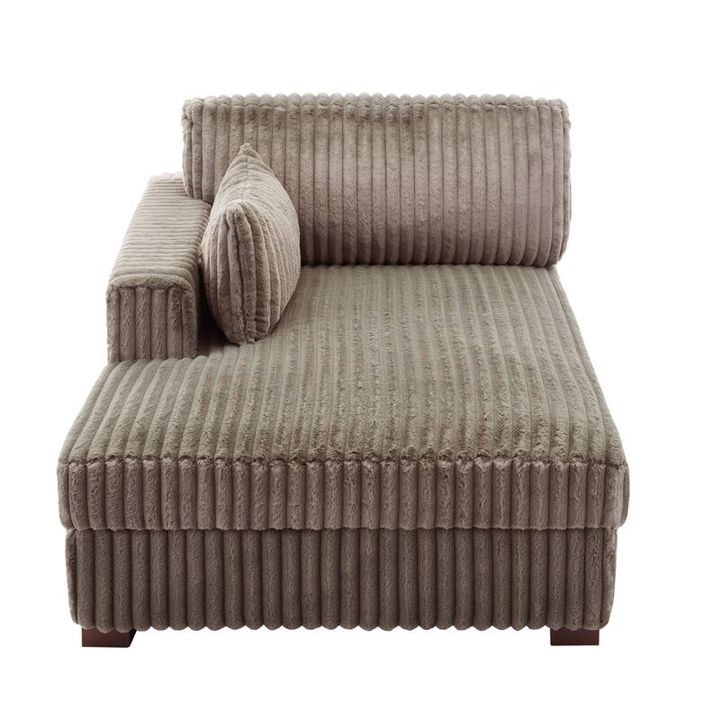 DREAMSIDEA Modern Oversized Chaise Lounge Sofa for Living Room