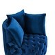 preview thumbnail 10 of 9, Contemporary Upholstered Tufted Leisure Chair Accent Chair