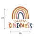 preview thumbnail 5 of 3, RoomMates Choose Kindness Rainbow Multicolor Wall Quote Decals
