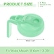 preview thumbnail 2 of 7, Mason Jar Pour Spout Lid, Mason Jar Lids Wide Mouth Airtight Flip Cap Lids with Handle for Drinking Salad - 8.6cm Pink/Cyan