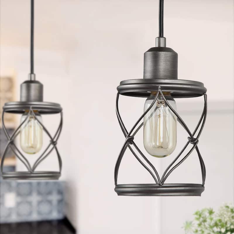 Modern Farmhouse 1-Light Mini Pendant Light Metal Kitchen Island Lights