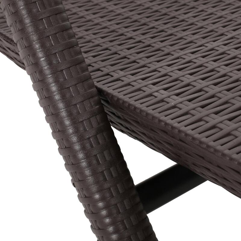 Outdoor Polypropylene Resin Recliner with Armrests