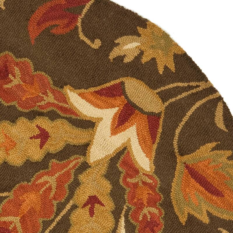 SAFAVIEH Handmade Blossom Chrissie Modern Floral Wool Rug