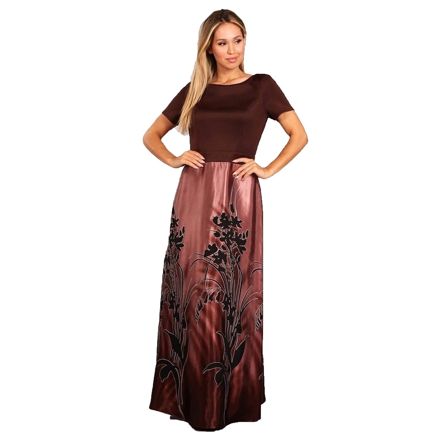 floral evening skirt
