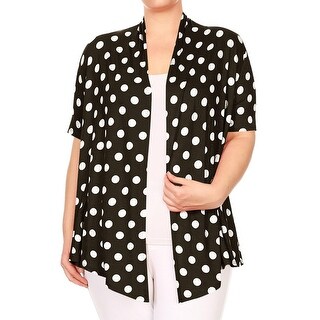 Plus size polka dot sweater shop