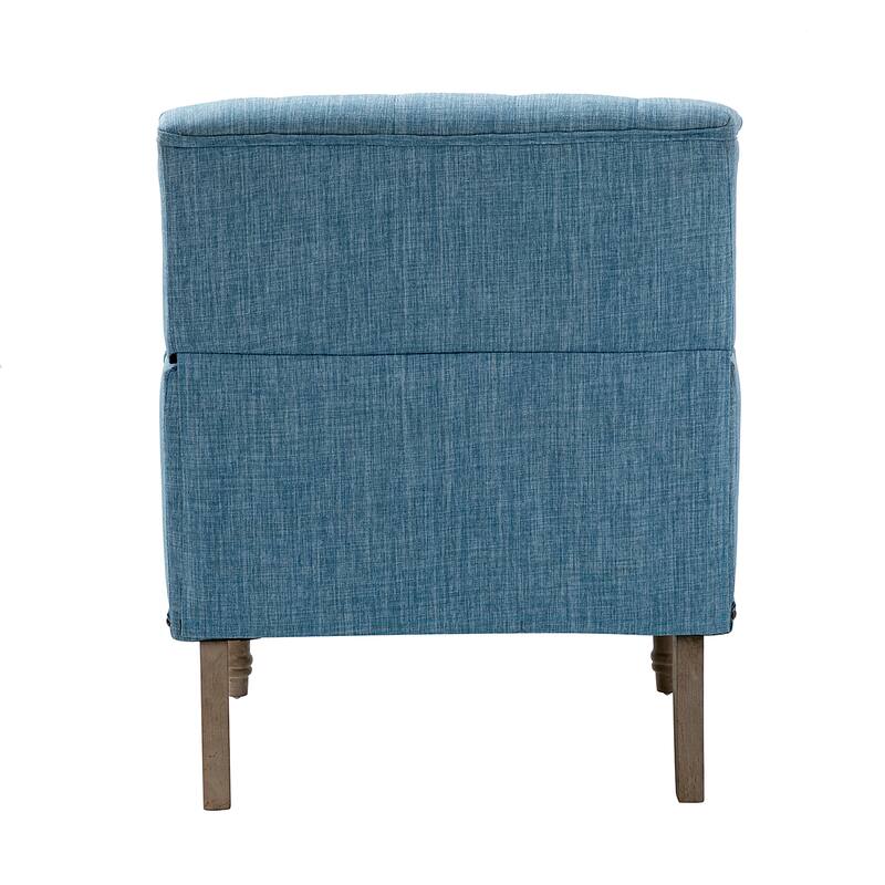 Geltrude Traditional Upholstered Accent Chair with Button Tufted Back Set of 2 by HULALA HOME