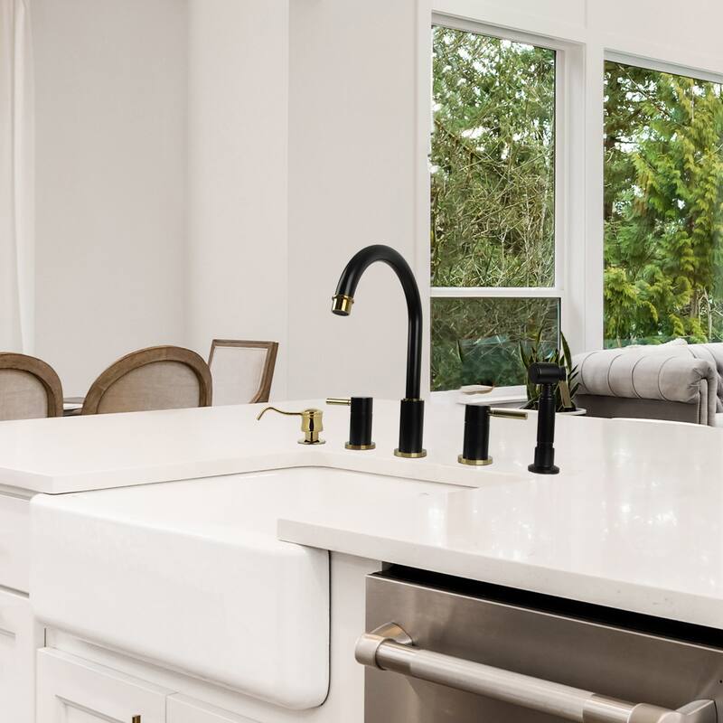 Built in Gold finish Soap Dispenser Refill from Top with 17 OZ Bottle - 3 Years Warranty