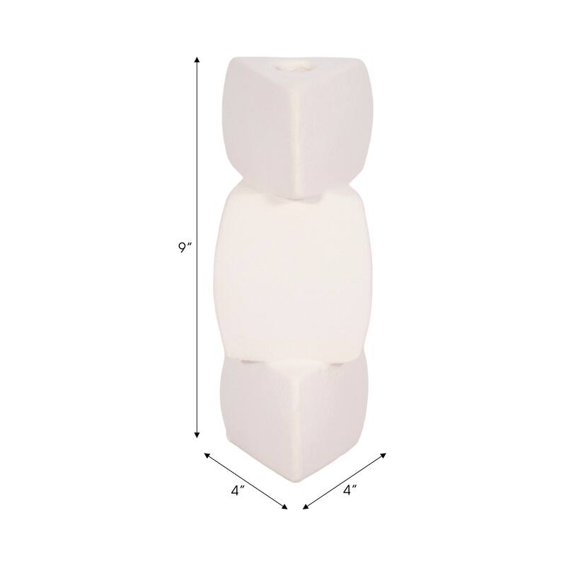 Modern Ceramic Stacked Objects Candle Holder for Home Decor