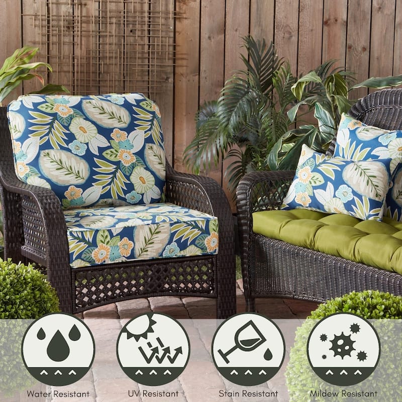 19x12-inch Rectangular Outdoor Accent Pillow (Set of 2)