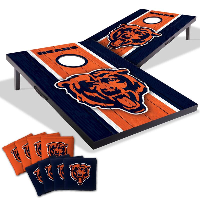 Chicago Bears NFL Compact 2x3 Tailgate Cornhole Board Set - NO Accessories
