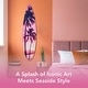 preview thumbnail 11 of 76, American Art Decor Surfboard Plaque Wall Sign