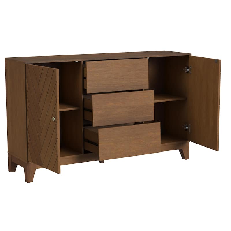 SEI Furniture Anzinger Accent Cabinet with Drawers