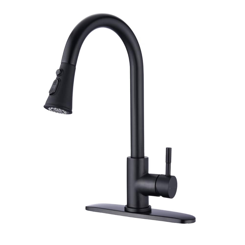 DORNBERG SUS 304 Stainless Steel Kitchen Faucet with Pull Down Sprayer