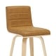 preview thumbnail 30 of 78, Skara Mid-Century Swivel Counter Stool, Upholstered Counter Height Chair with Bentwood Legs