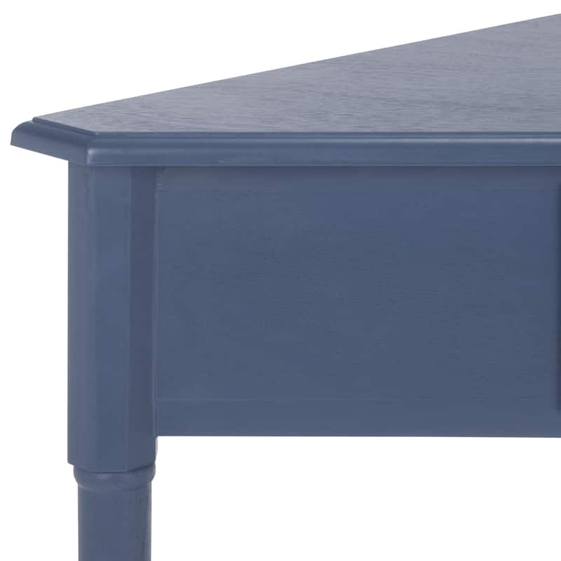 SAFAVIEH Calla Grey Corner Table - 33.9" x 17.3" x 28" - 34"W x 17"D x 28"H