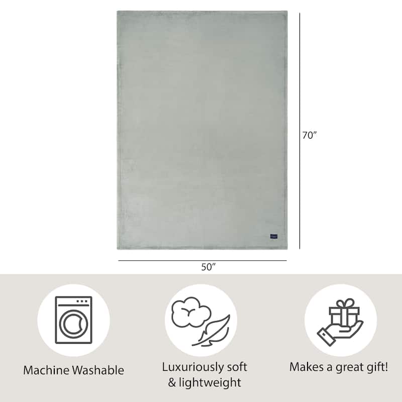 French Connection 50 in. x 70 in. Throw Blanket
