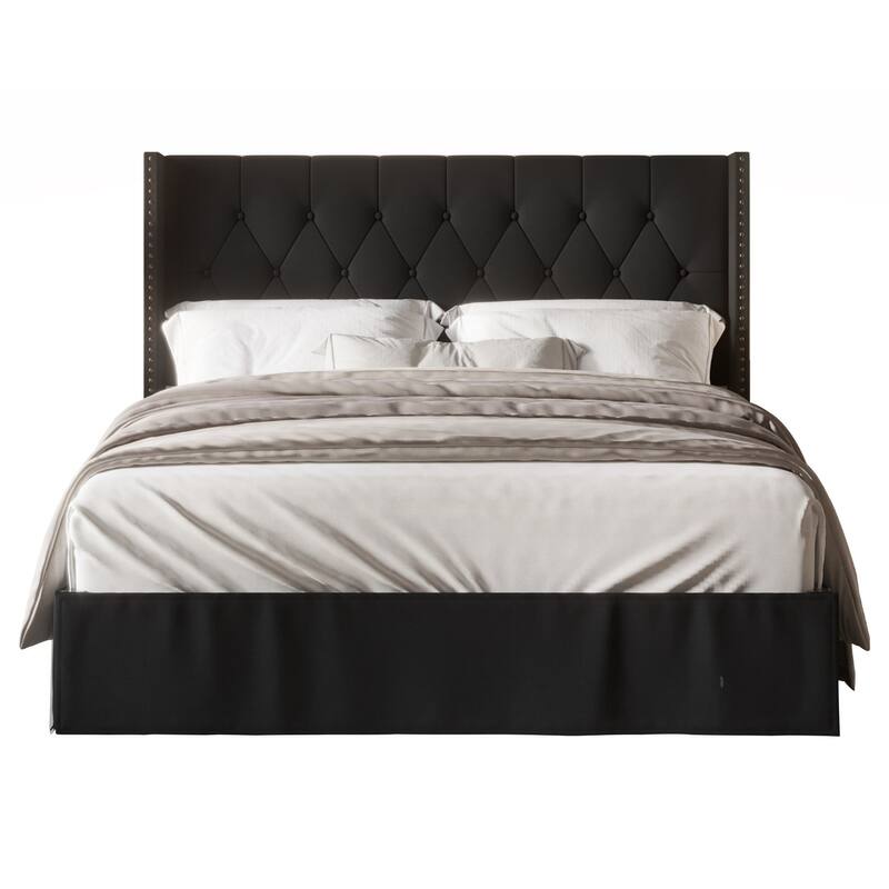 Billy Tufted Upholstered Panel Bed